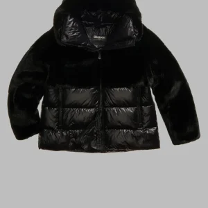 GIUBBETTO NYLON CON PELLICCIA ECO FANEVIL 25WBLDC02178-006646