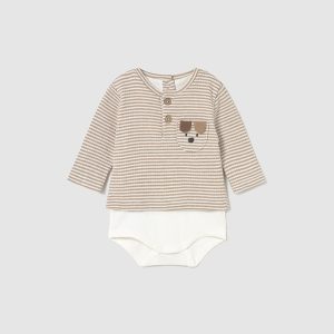 Body manica lunga a maglietta righe Neonato – Mayoral New Born