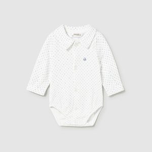 Body manica lunga a camicia Neonato – Mayoral New Born