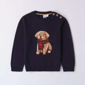 “Maglioncino girocollo manica lunga “”cane”” Bambino” – Ido