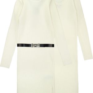 Abito manica lunga con cintura Ragazza – To Be Too