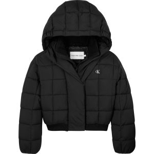 Giubbino corto zip e cappuccio Ragazza – Calvin Klein